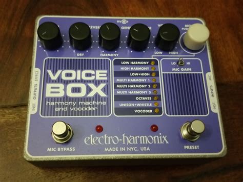 electro harmonix voice box vocal harmony|electro Harmonix voice box review.